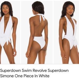 Superdown sexy one piece swim suit
